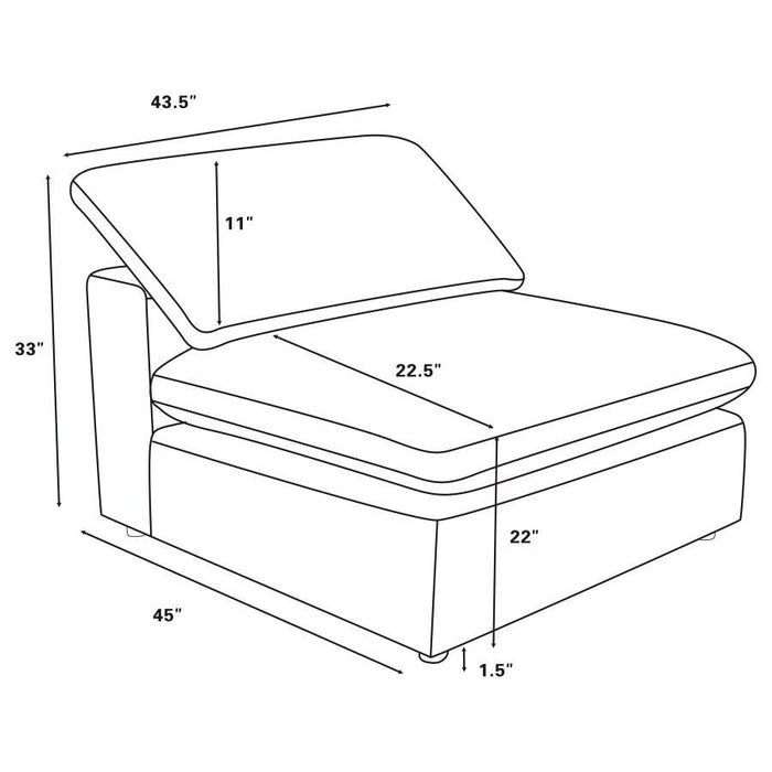 Raleigh - Boucle Upholstered Modular Sectional