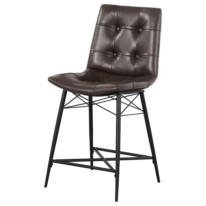 Counter Height Stools & Padded Seat (Set of 2)