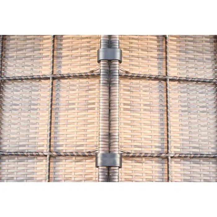 Comfortable Modern Patio Rattan Sectional Set With Cushions