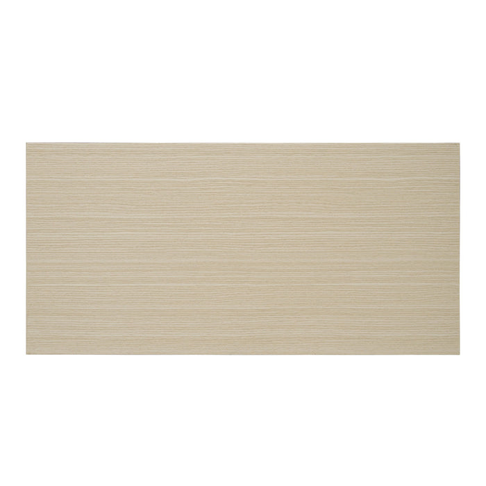 3 Drawer Buffet Sideboard With Adjustable Shelves, Storage Cabinet With Natural Seaweed Decor Doors For Living Room Kitchen Entryway - Natural