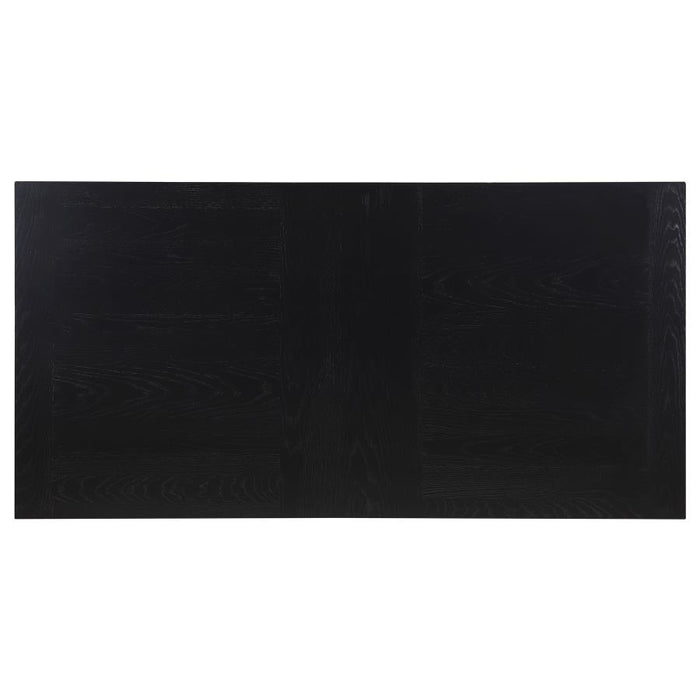 Catherine - Rectangular Wood Dining Table - Black