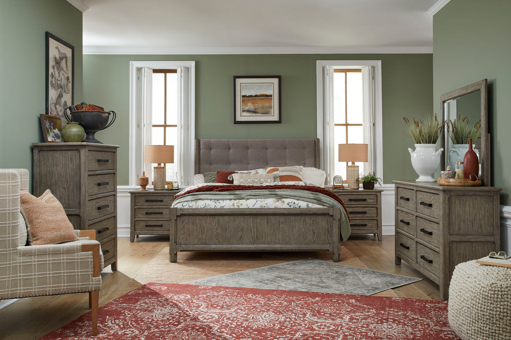 Claremont - Landscape Mirror - Smokey Taupe