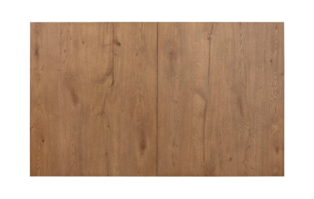 Marcel - Extendable Trestle Dining Table - Harvest Brown