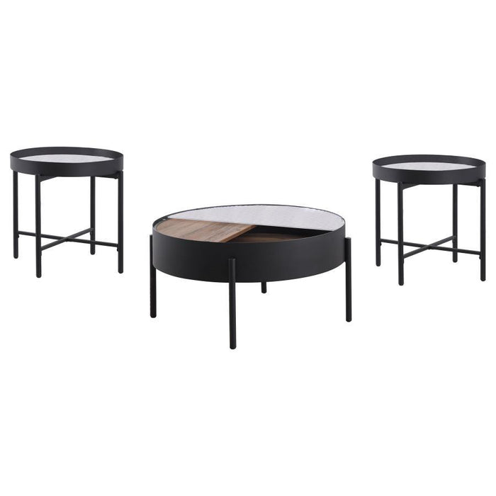 Ozella - Round Coffee Table Set