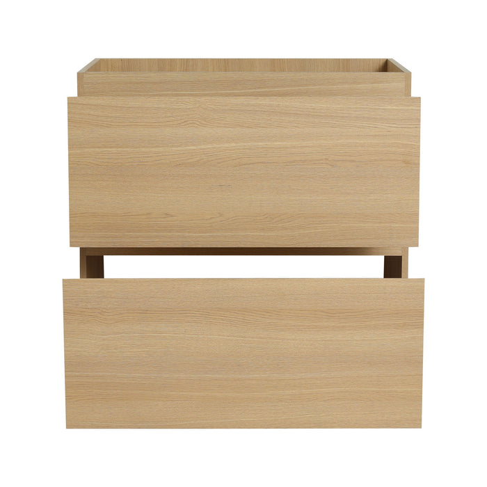 Modern Freestanding Bathroom Vanity Cabinet With Double Drawer