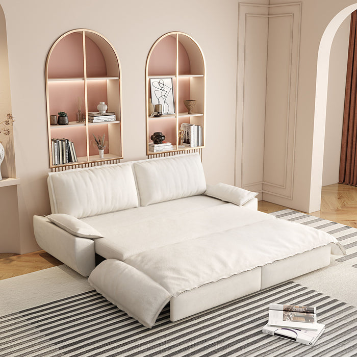 Queen Pull Out Bed, 3 In 1 Convertible Sleeper Sofa