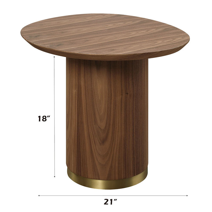 Willene - End Table - Walnut
