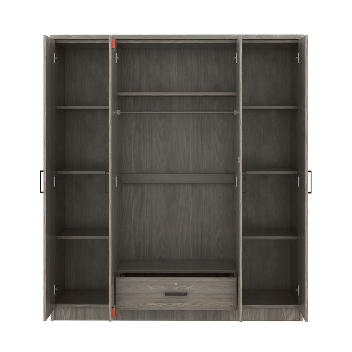 4 Door Wardrobe With 1 Drawer