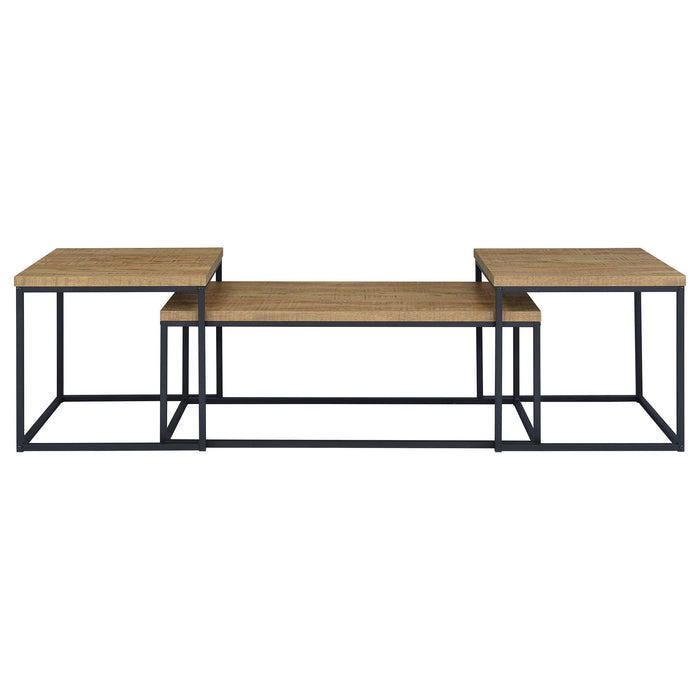 Rosey - 3 Piece Coffee Table Set - Mango Color