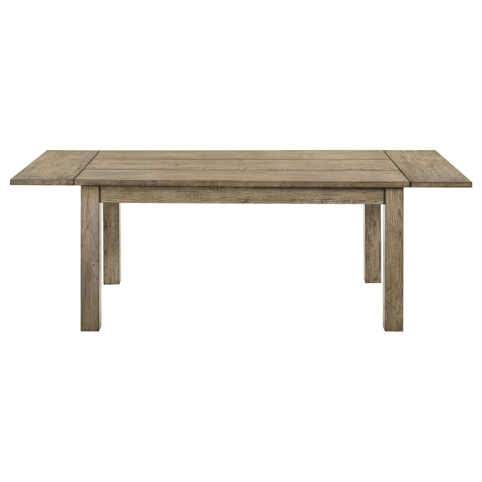 Cressley - 5 Piece Dining Set With Ladder Back Chairs - Light Oak