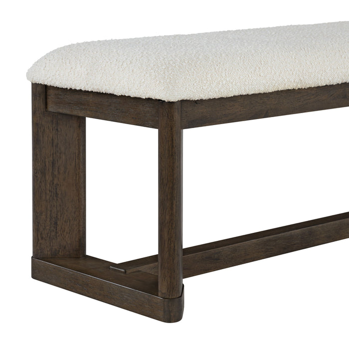 Backless Upholstered Dining Bench