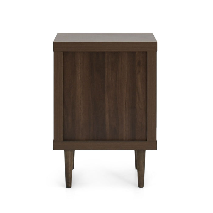 Nystrom - Mid Century Modern 2 Drawer Nightstand
