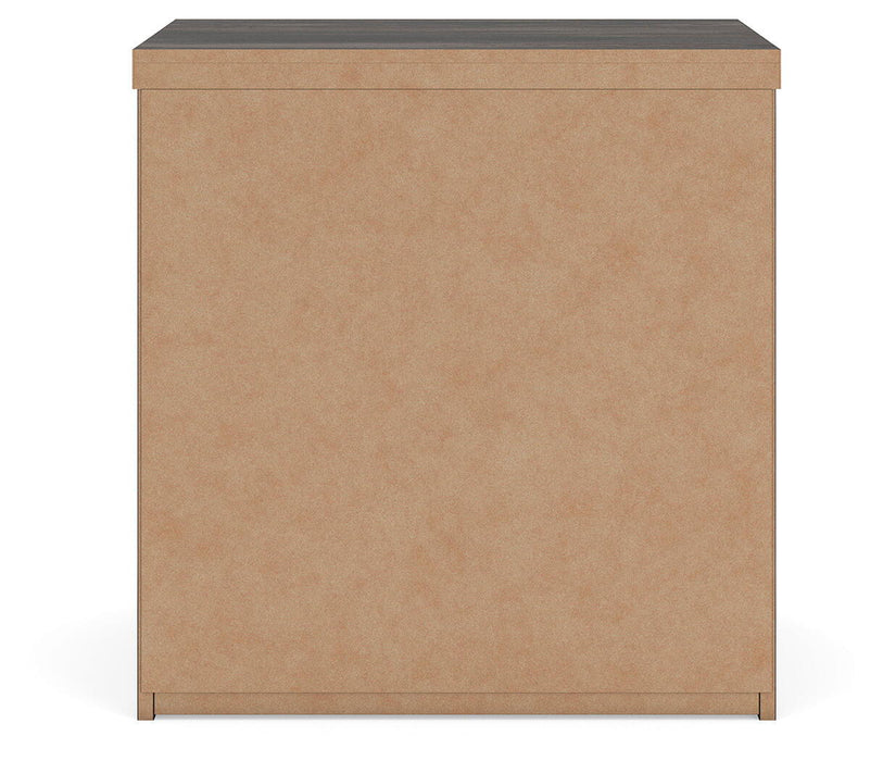 Shaehartin - Two Drawer Night Stand - Dark Brown