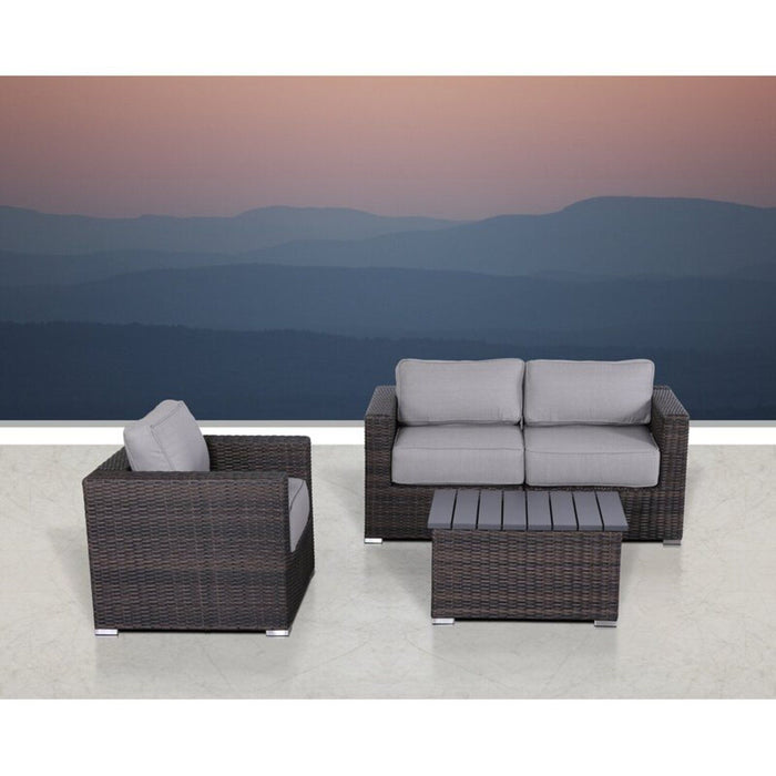 Stylish Sofa Seating Group With Cushions Perfect For Outdoor Gatherings