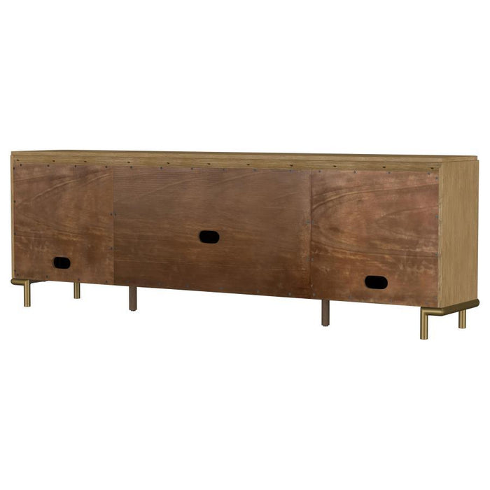 Arini - Rattan Cane 2-Door TV Stand Media Console