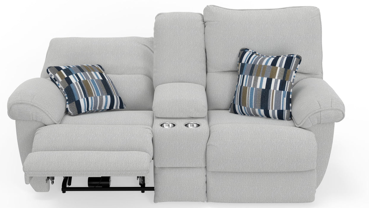 Lenny - Power Lay Flat Reclining Console Loveseat