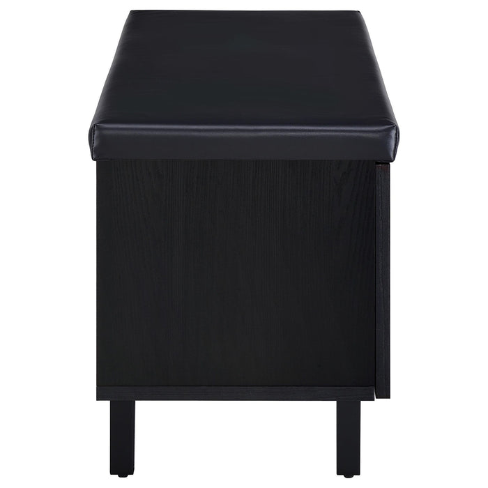 Clackamas - 2 Door Storage Bench With Padded Seat