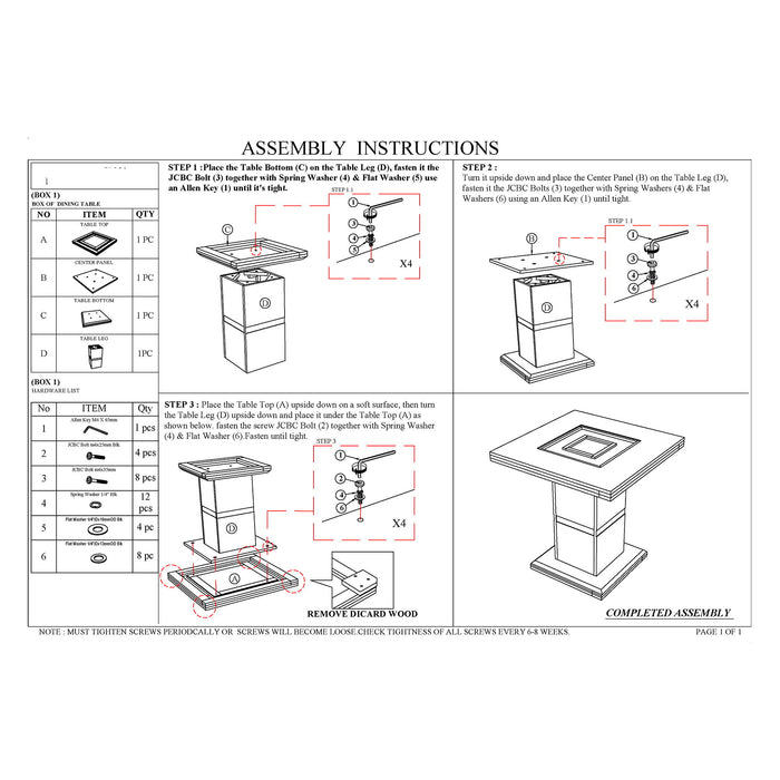 Ariya - End Table - Black
