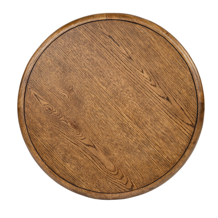 Tanner - Round End Table - Tawny Brown
