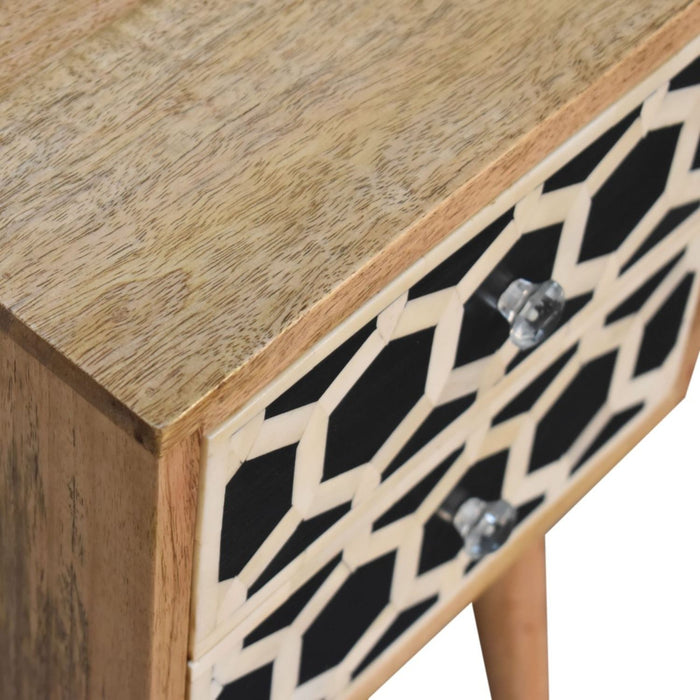 Inlay - Bone Inlay Drawer Nightstand