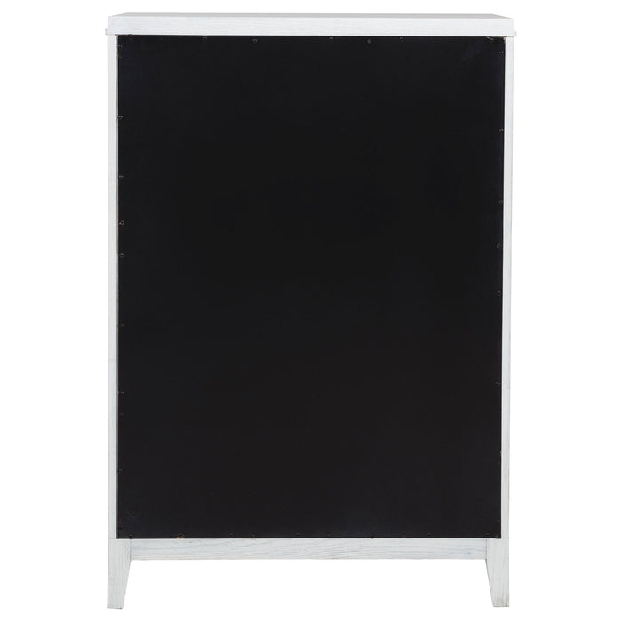 Marielle 5-drawer Bedroom Chest Distressed White