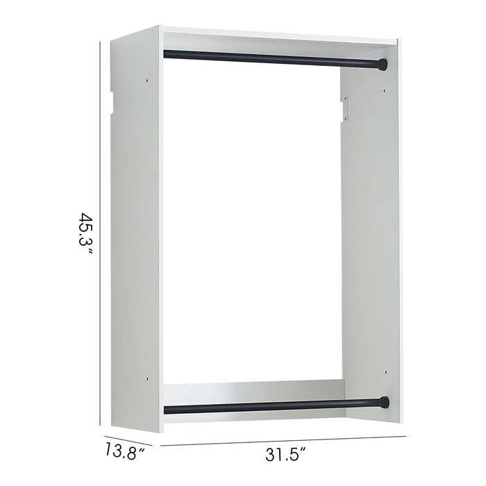 Devi - Wall Mounted Closet System, Modular Units