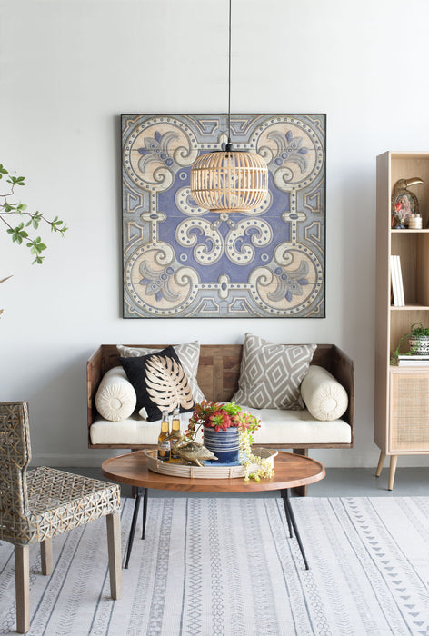 Oval Cofe Table - Brown