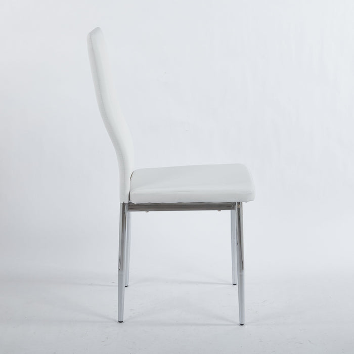 Chrome Leg Dining Chair (Set of 4)