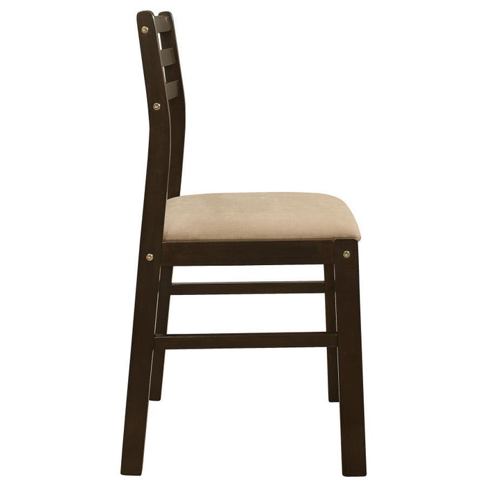 Bucknell - 3 Piece Round Drop Leaf Dining Table Set