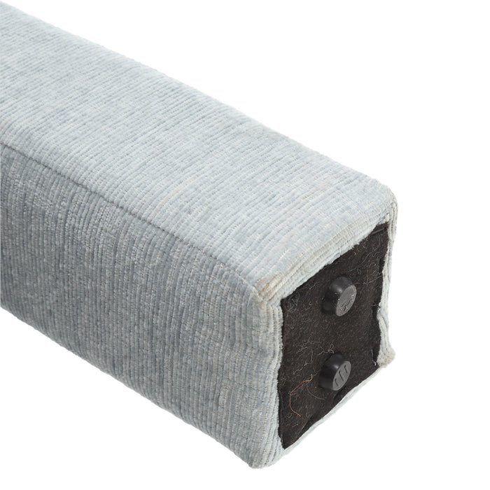 Modern Chenille Loveseat Sofa, Comfy Upholstered 2 Seater