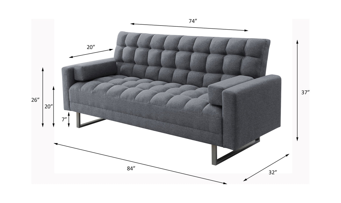 Limosa - Adjustable Sofa - Gray Fabric