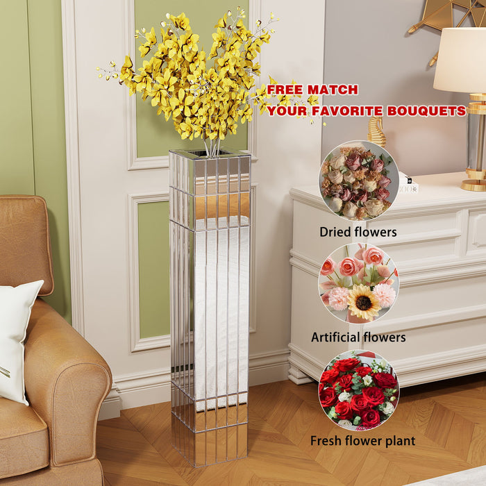Floor Cube Vase For Home Decor