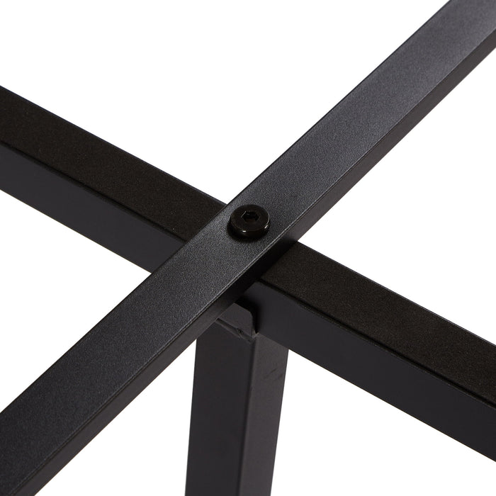 Modern Metal Platform Bed Frame With Wooden Headboard, USB Charging, LED Lights, And Storage