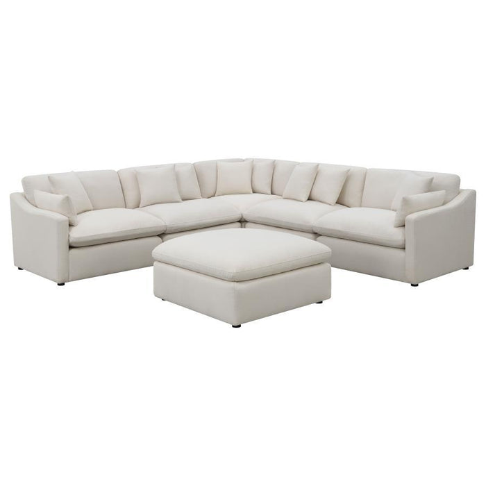 Hobson - Upholstered Modular Sectional Sofa With Ottoman