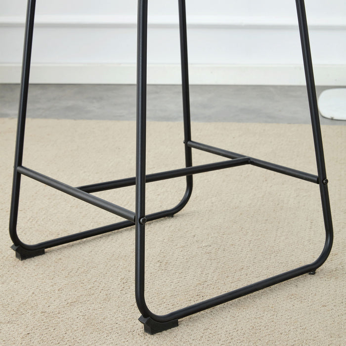 Retro Bar Chairs, Comfortable Stools (Set of 2)