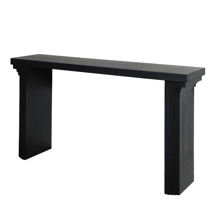 Console Table With Decorative Molding
