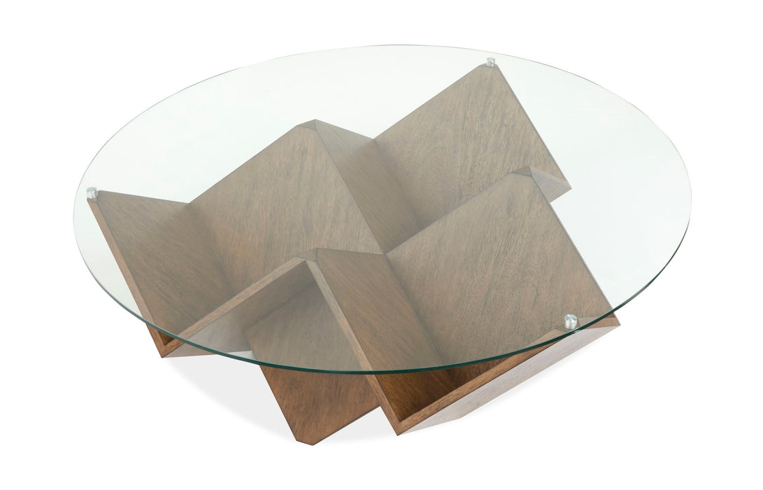 Vector - Round Cocktail Table - Russet