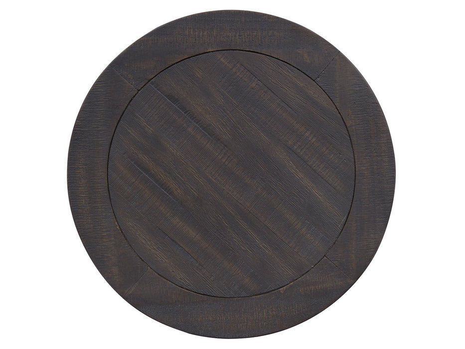 Westley Falls - Round Accent End Table - Graphite