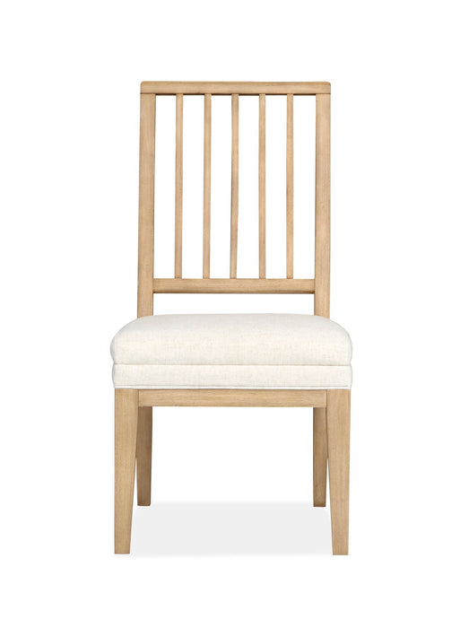 Coventry - Upholstered Side Chair With Solid Wood Back (Set of 2) - Honey Maple