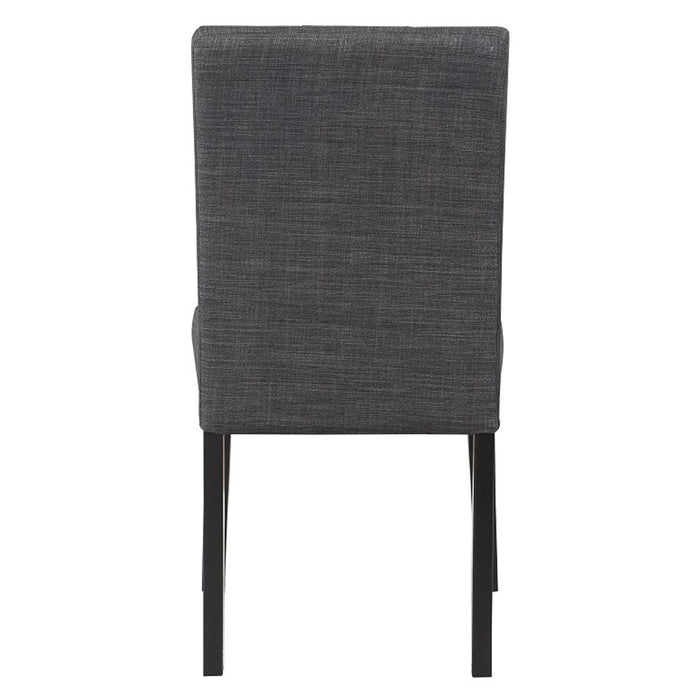 Kusa - 5 Piece Dining Set With Engineered Stone Top - Engineered Stone Top & Black