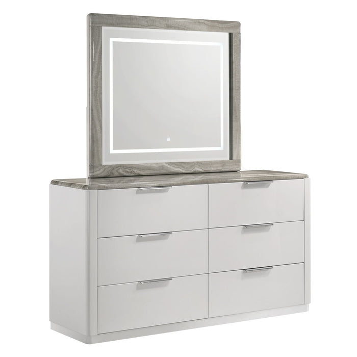 Jazz - 6 Drawer Dresser (Mirror Not Included) - White