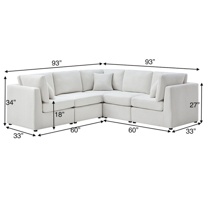 Chauncy - 5 Piece Sectional