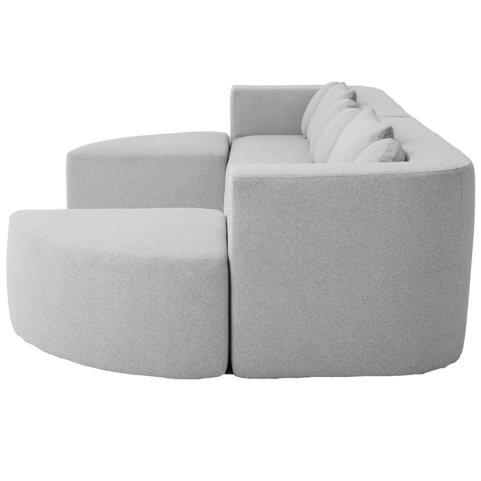 Boneless - Couch Modular Sectional Sofa With Deep Seating And Curved Design