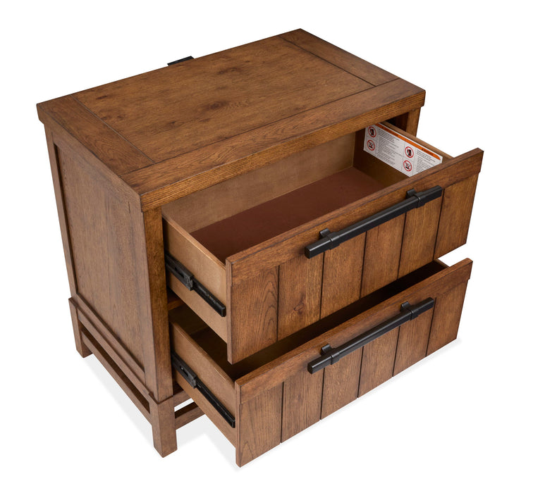 Conway - Drawer Nightstand - Honey Wheat
