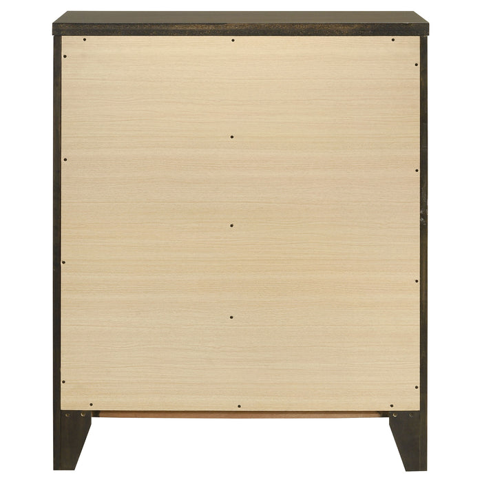 Wilkes 4-drawer Chest of Drawers Dark Cocoa