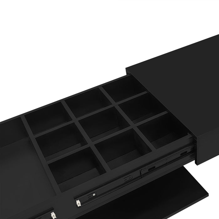 Multifunctional Adjustable Coffee Table With Hidden Storage Space For Living Room