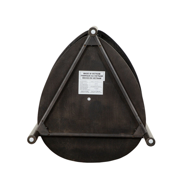 Hadleigh - Shaped Accent End Table - Coffee Bean