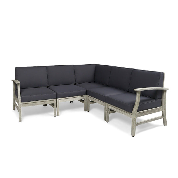Perla - 5 Pieces Sofa Set