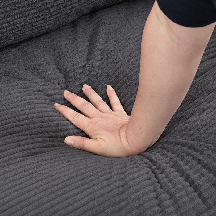 Modern Upholstered Loveseat Sofa, High Resilience