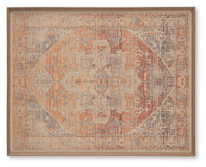 Kerrickson - Wall Art - Red / Orange / Blue